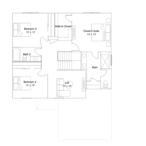 Floorplan - 1317 Morris Way, Elburn, IL 60119 photo 3 of 6