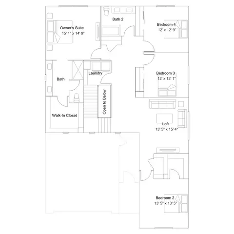 Floorplan - 944 Traverse Dr S, Madera, CA 93636 photo 2 of 2