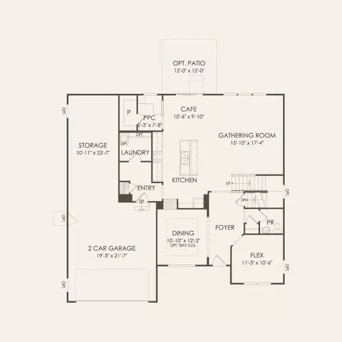 Floorplan - 12823 S Vicarage Dr, Plainfield, IL 60585 photo 1 of 3