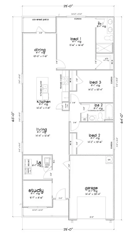 Floorplan - 3173 Silver Maple Rd, Cantonment, FL 32533 photo 1 of 1