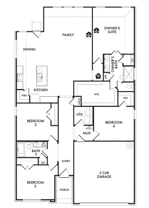 Floorplan - 1620 Macadamia Ct, Aubrey, TX 76227 photo 1 of 2