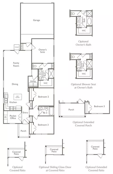 Floorplan - 168 Rieber Rd, Kyle, TX 78640 photo 1 of 1