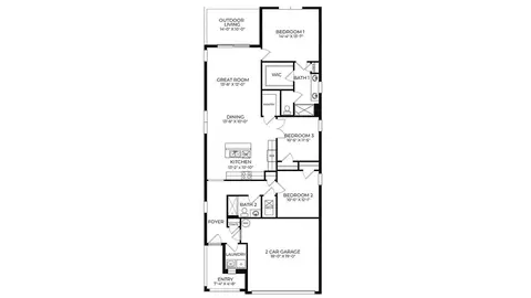 Floorplan - 3980 Kennebunk Loop, Mount Dora, FL 32757 photo 1 of 1