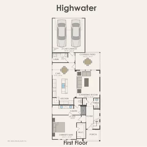 Floorplan - 1321 Caulfield Pl, Celina, TX 75009 photo 1 of 2