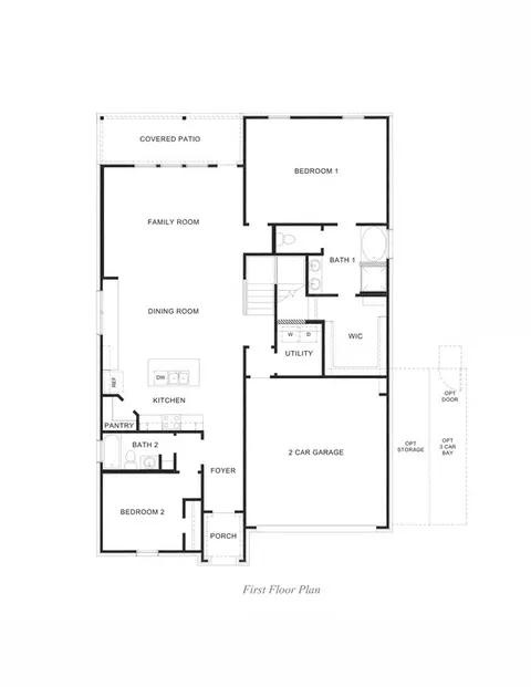 Floorplan - 4617 Vernal Loop, Conroe, TX 77303 photo 1 of 3