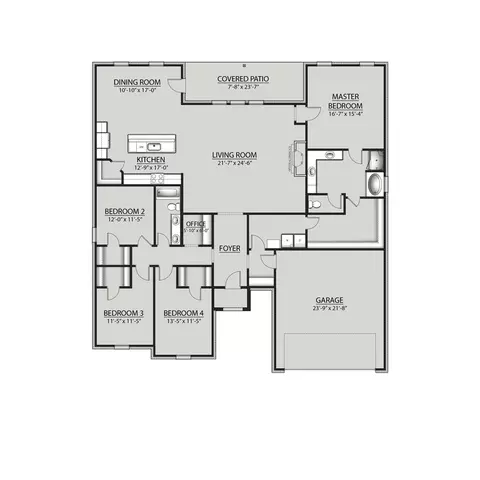 Floorplan - 101 Olivia Dr, Luling, LA 70070 photo 1 of 1