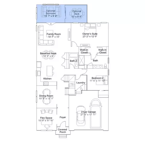 Floorplan - 2405 Greyfriar Loop, Middletown, DE 19709 photo 4 of 9