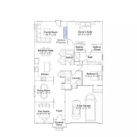 Floorplan - 2405 Greyfriar Loop, Middletown, DE 19709 photo 2 of 9