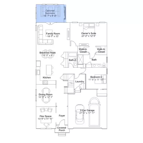 Floorplan - 2405 Greyfriar Loop, Middletown, DE 19709 photo 3 of 9