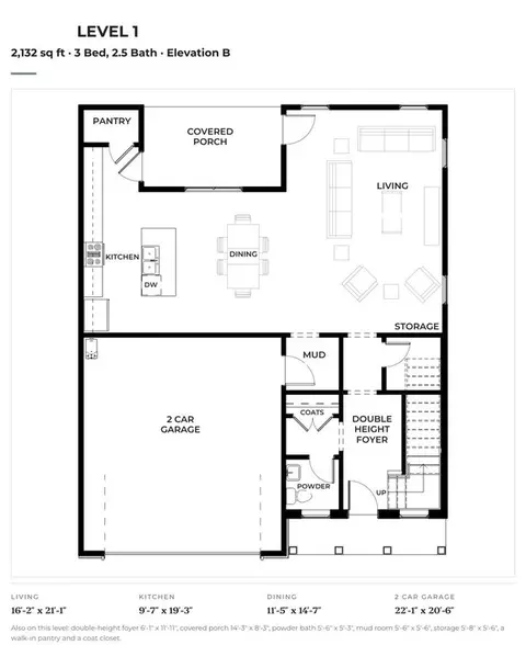 Floorplan - 9324 Orrin Ave, Ooltewah, TN 37363 photo 1 of 2