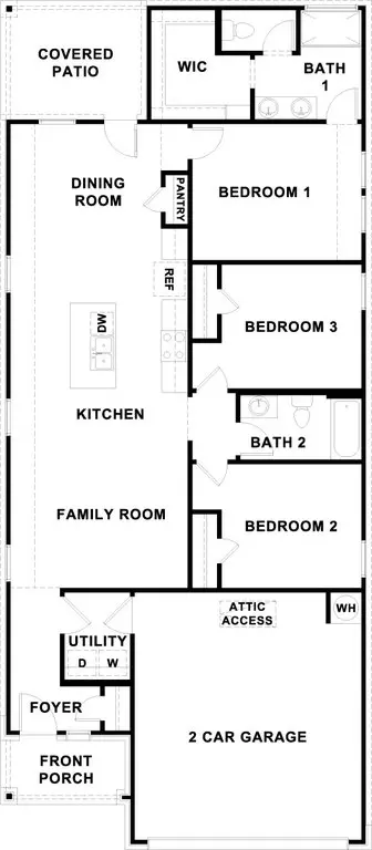 Floorplan - 13407 Eppright Trce, Manor, TX 78653 photo 1 of 1