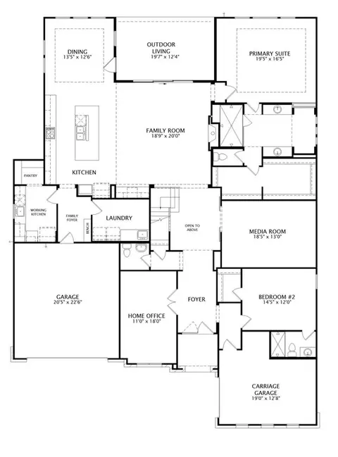 Floorplan - 294 Alpine Crossing Dr, Kyle, TX 78640 photo 2 of 2