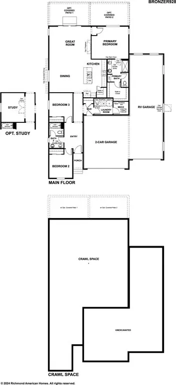 Floorplan - 10378 Devoncove Dr, Peyton, CO 80831 photo 1 of 1