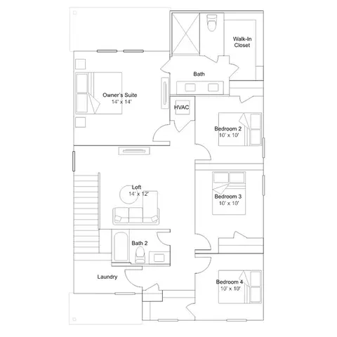 Floorplan - 5094 Loyalty Dr, Saint Cloud, FL 34772 photo 2 of 2