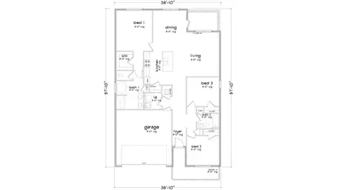 Floorplan - 101 Mulberry Dr, Lucedale, MS 39452 photo 2 of 2