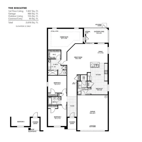 Floorplan - 908 Lovegrass Dr, Rockledge, FL 32955 photo 1 of 1
