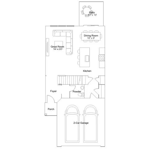 Floorplan - 3038 Abbey Cir, Aurora, IL 60502 photo 1 of 4