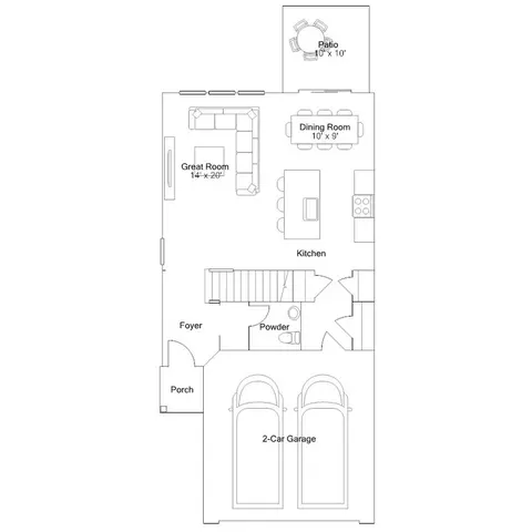 Floorplan - 3038 Abbey Cir, Aurora, IL 60502 photo 2 of 4