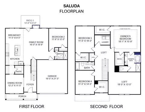 Floorplan - 5013 Tullamore Dr, Aiken, SC 29801 photo 1 of 2