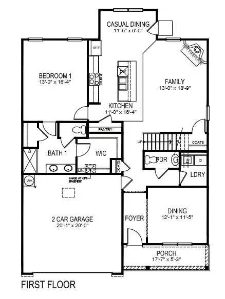 Floorplan - 3013 Ryelands Pl, Lancaster, SC 29720 photo 1 of 2