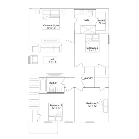 Floorplan - 13015 Stone Valley Way, Conroe, TX 77303 photo 2 of 2