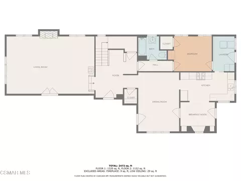 Floorplan - 1234 N Everett St, Glendale, CA 91207 photo 1 of 3