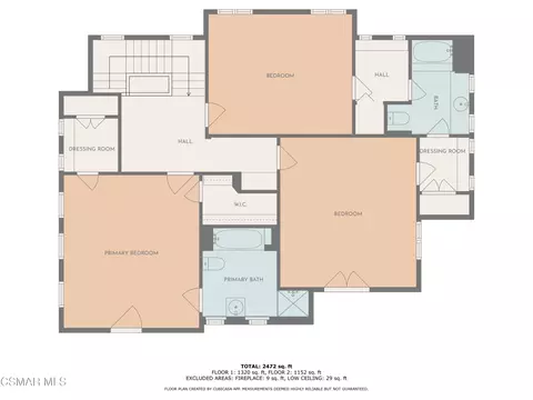 Floorplan - 1234 N Everett St, Glendale, CA 91207 photo 2 of 3