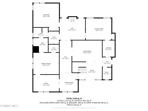 Floorplan - 1365 Oak Ave, Fillmore, CA 93015 photo 2 of 2