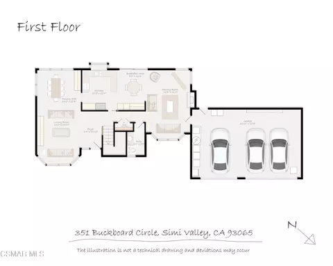 Floorplan - 351 Buckboard Cir, Simi Valley, CA 93065 photo 4 of 4