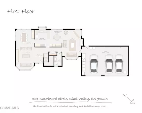 Floorplan - 351 Buckboard Cir, Simi Valley, CA 93065 photo 1 of 4