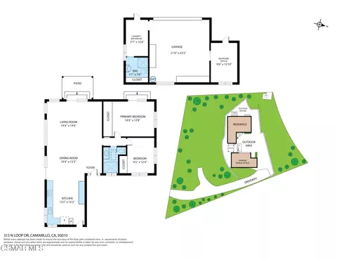 Floorplan - 315 N Loop Dr, Camarillo, CA 93010 photo 1 of 1