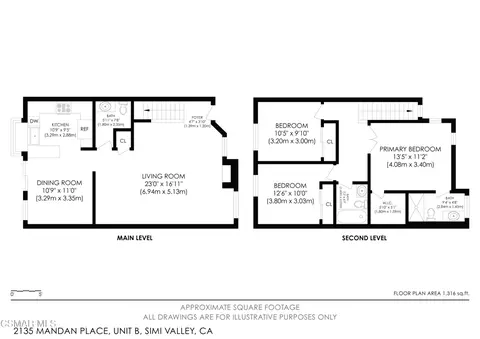 Floorplan - 2135 Mandan Pl #B, Simi Valley, CA 93065 photo 2 of 3