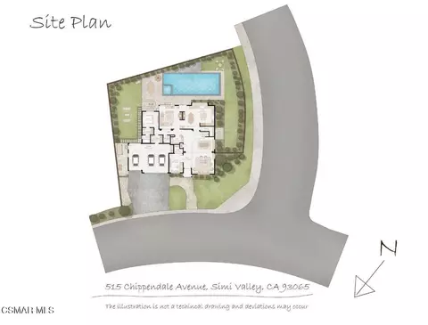 Floorplan - 515 Chippendale Ave, Simi Valley, CA 93065 photo 3 of 6