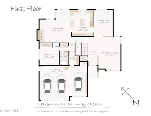 Floorplan - 3188 N Geronimo Ave, Simi Valley, CA 93063 photo 1 of 6