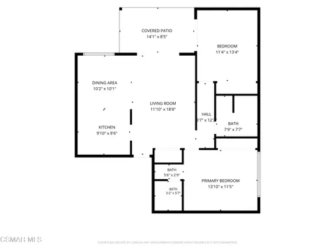 Floorplan - 255 Sequoia Ct #14, Thousand Oaks, CA 91360 photo 2 of 2