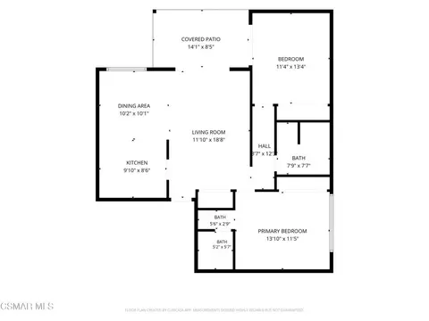 Floorplan - 255 Sequoia Ct #14, Thousand Oaks, CA 91360 photo 1 of 2