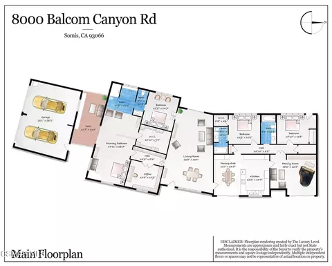 Floorplan - 8000 Balcom Canyon Rd, Somis, CA 93066 photo 1 of 1