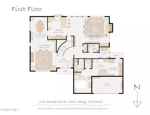 Floorplan - 652 Stonebrook St, Simi Valley, CA 93065 photo 1 of 3