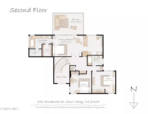 Floorplan - 652 Stonebrook St, Simi Valley, CA 93065 photo 2 of 3