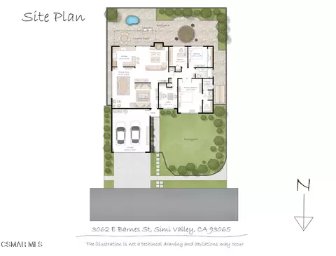 Floorplan - 3062 Barnes St, Simi Valley, CA 93065 photo 2 of 2