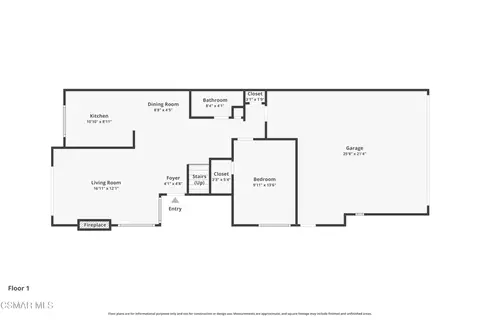 Floorplan - 1640 Pierside Ln, Camarillo, CA 93010 photo 1 of 3