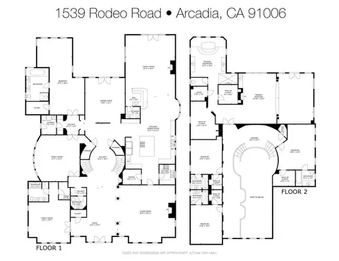 Floorplan - 1539 Rodeo, Arcadia, CA 91006 photo 1 of 2