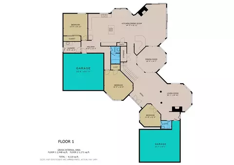 Floorplan - 5967 Omega St, Riverside, CA 92506 photo 1 of 2