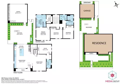 Floorplan - 382 Chorus, Irvine, CA 92618 photo 1 of 1