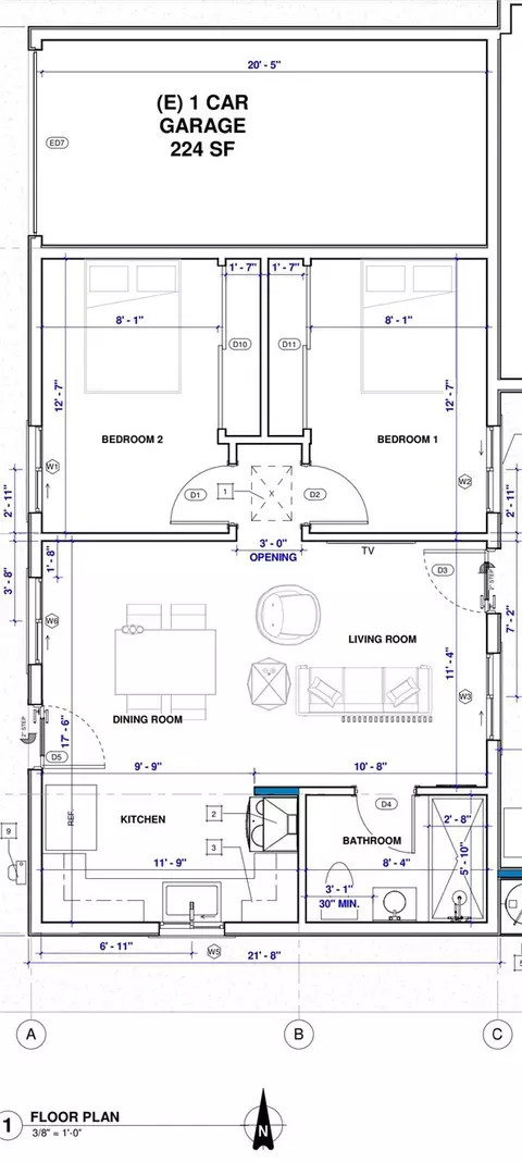 Floorplan - 1161 N La Cadena, Colton, CA 92324 photo 1 of 1