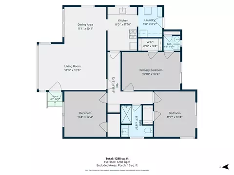 Floorplan - 3618 E Del Mar Blvd, Pasadena, CA 91107 photo 1 of 1