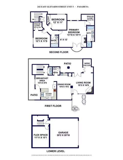Floorplan - 242 E Glenarm St #5, Pasadena, CA 91106 photo 1 of 1