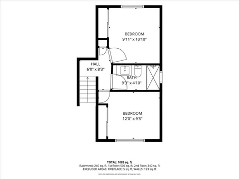 Floorplan - 9704 Marcus Ln, Tujunga, CA 91042 photo 3 of 3