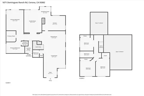 Floorplan - 1671 Dominguez Ranch Rd, Corona, CA 92882 photo 1 of 3