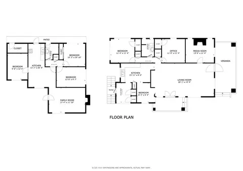 Floorplan - 505 N 8th Ave, Upland, CA 91786 photo 1 of 1